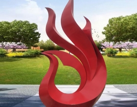 异形雕塑定制广场大型园林景观金属不锈钢雕塑摆件